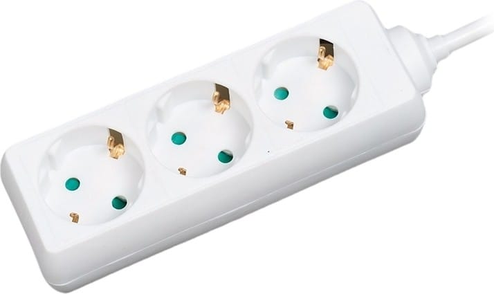 Prelungitor LOGILINK LPS205 3 Prize Schuko 1.4m 16A Alb