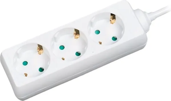 Prelungitor LOGILINK LPS205 3 Prize Schuko 1.4m 16A Alb