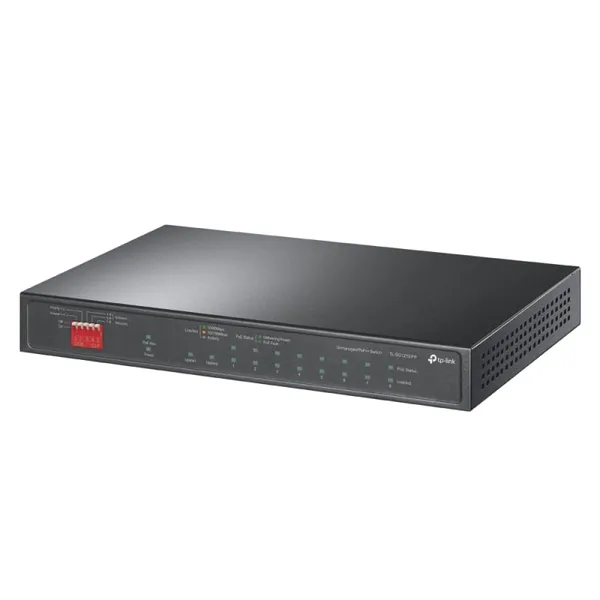 Switch TP-LINK TL-SG1210PP Gigabit 10 Porturi PoE 123W