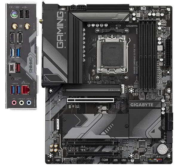Placă de bază GIGABYTE B650 Gaming X AX V2 AM5 DDR5 ATX - imagine 2