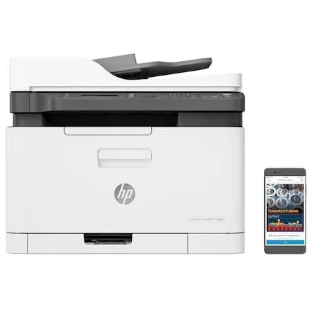 Multifuncțional HP LaserJet MFP 179FNW A4 Wireless ADF Alb - imagine 3