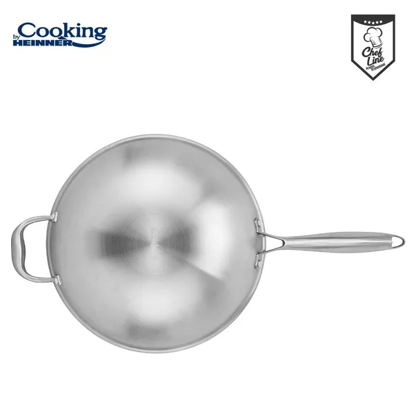 Tigaie Wok HEINNER Titanium3 Inox 4.5L 30cm - imagine 5