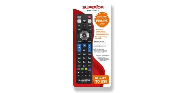 Telecomandă SUPERIOR SUPTRB010 Philips Ready-to-Use Negru - imagine 2