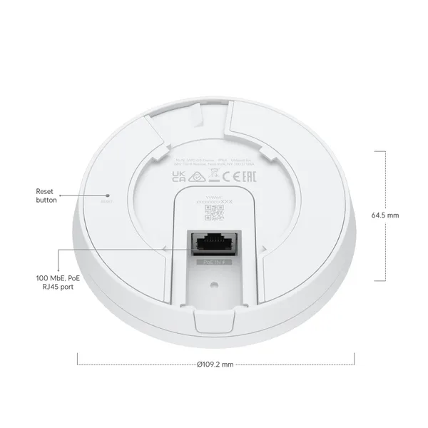 Cameră de supraveghere UBIQUITI UVC-G5-DOME 5MP Dome PoE Microfon - imagine 8