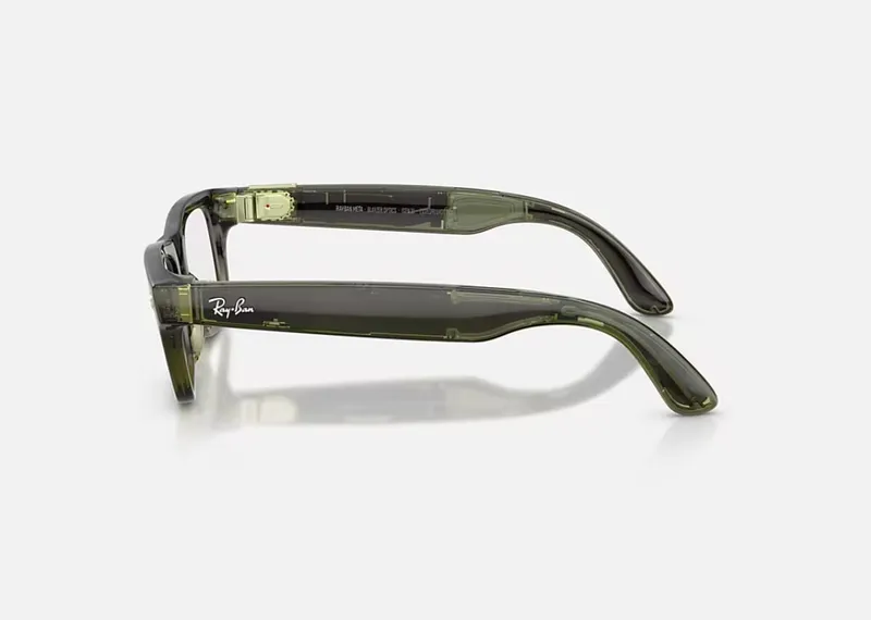 Ochelari Smart RAY-BAN Meta Blayzer Optics Gen 2 Dark Olive - imagine 3