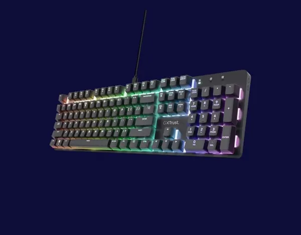 Tastatură Mecanică TRUST GXT 871 Zora USB 2.0 104 Taste Negru - imagine 3
