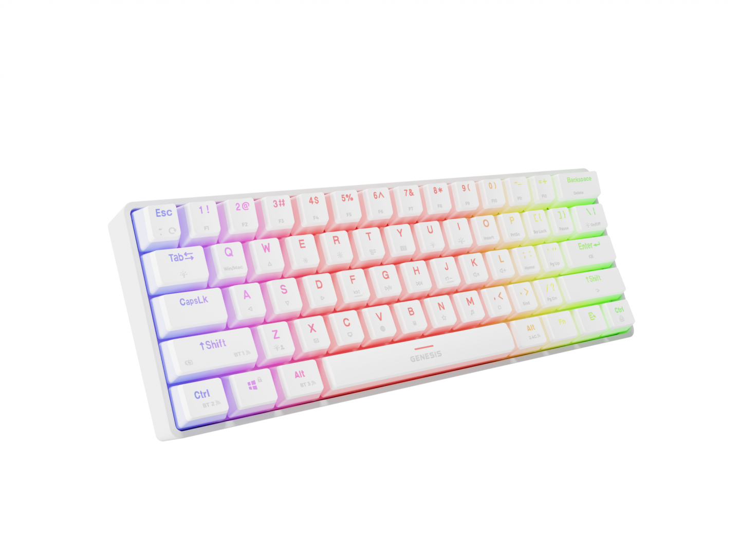 Tastatură GENESIS Thor 660 G2 Wireless Mecanică RGB Alb
