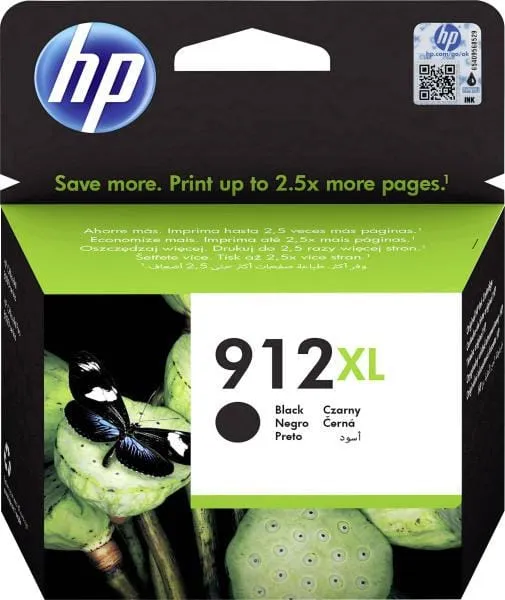 Cartuș Cerneală HP 912XL Black Original 3YL84AE - imagine 2