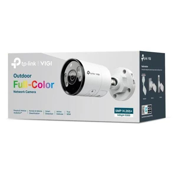 Cameră IP Bullet TP-LINK VIGI InSight S355 5MP Lentilă 2.8mm - imagine 2