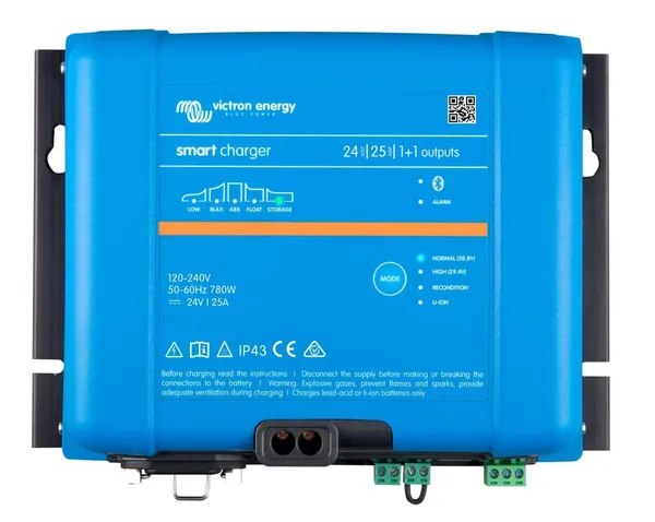 Încărcător VICTRON ENERGY Smart IP43 (1+1) 120-240V 25A