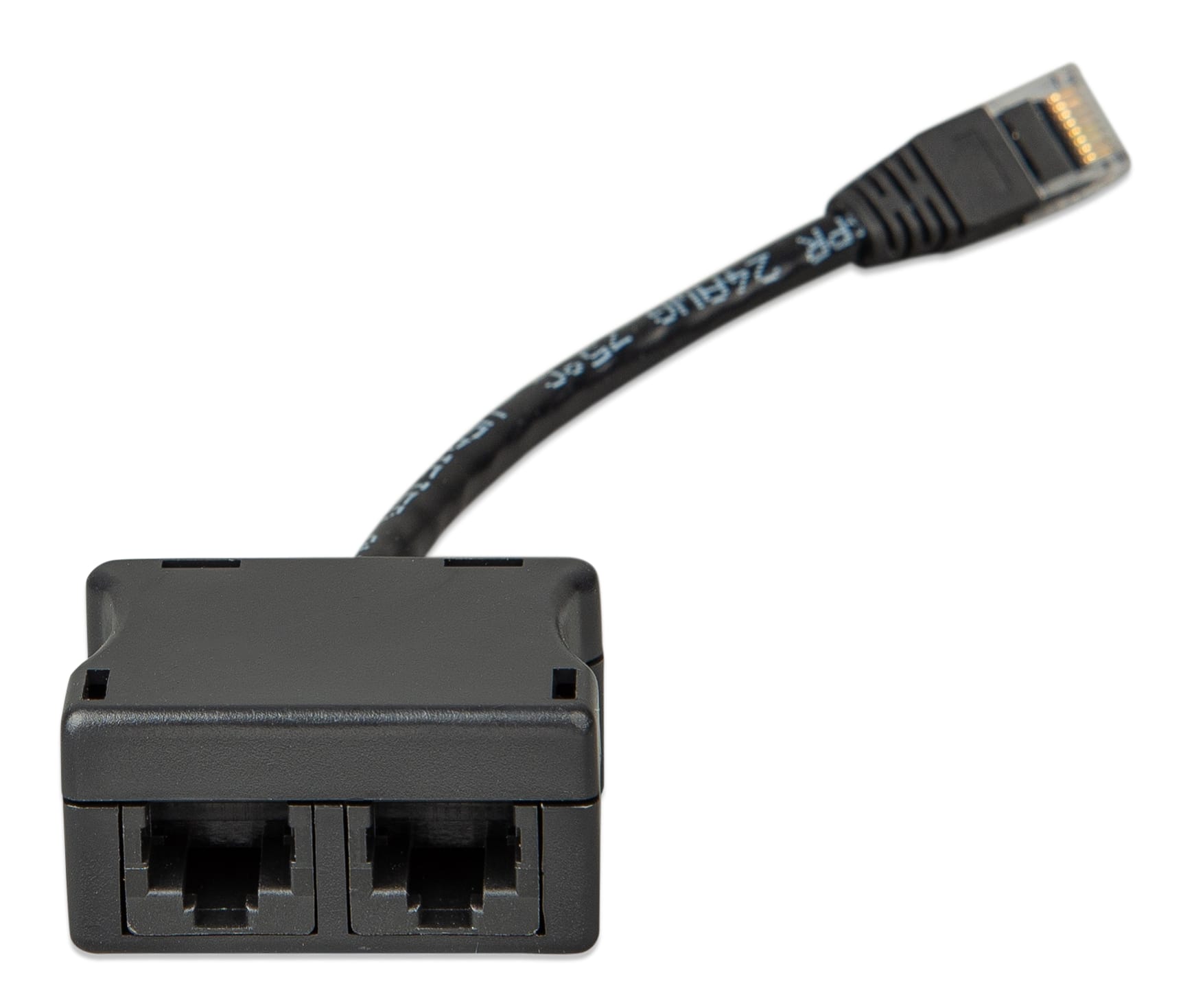 RJ45splitter 1xRJ45male/2xRJ45fem.