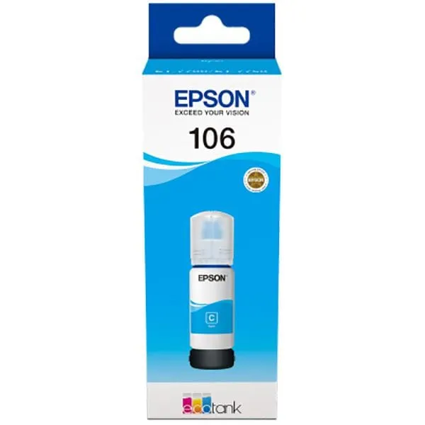 Cartuș Cerneală EPSON 106 EcoTank Cyan 70 ml - imagine 2