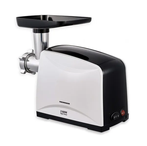 Mașină de tocat HEINNER MG-2100BKWH 2100W Negru/Alb - imagine 3