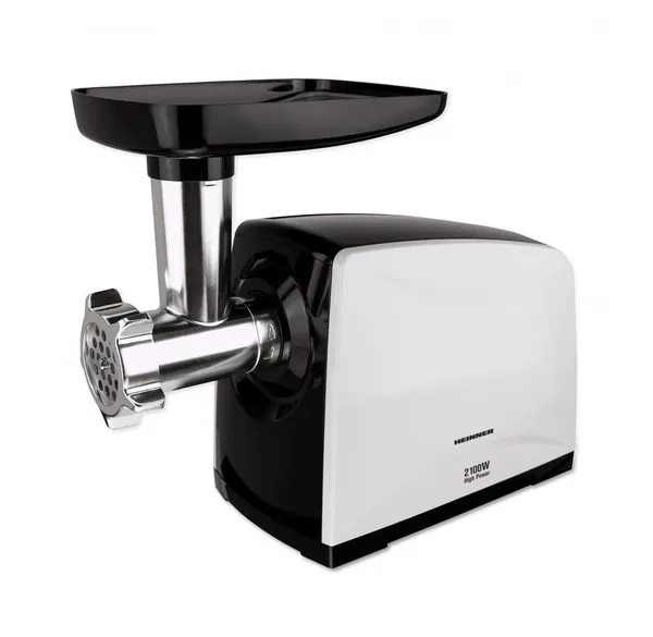 Mașină de tocat HEINNER MG-2100BKWH 2100W Negru/Alb - imagine 2
