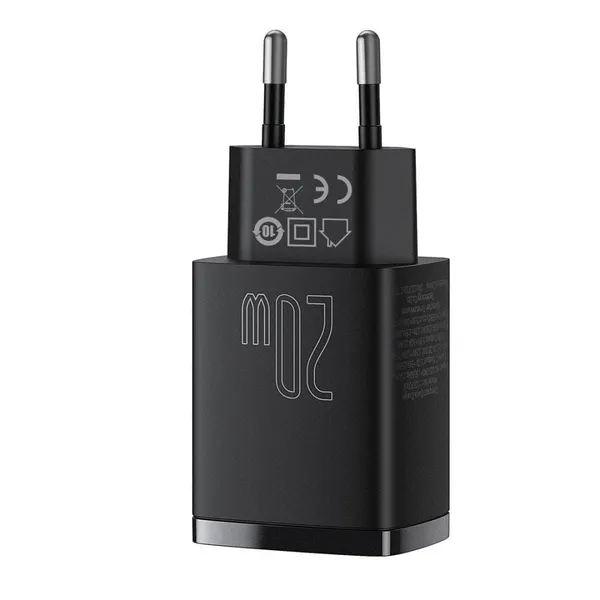 Încărcător Rețea BASEUS CCXJ-B01 Compact 20W Negru - imagine 2