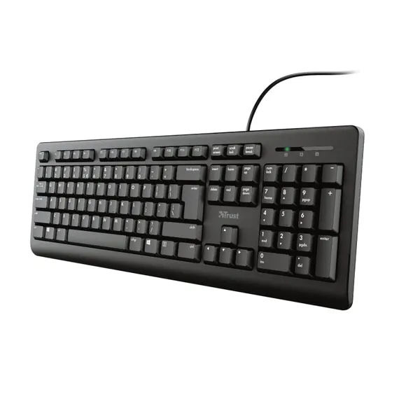 Tastatură TRUST Primo TR-23880 cu Fir Negru - imagine 2