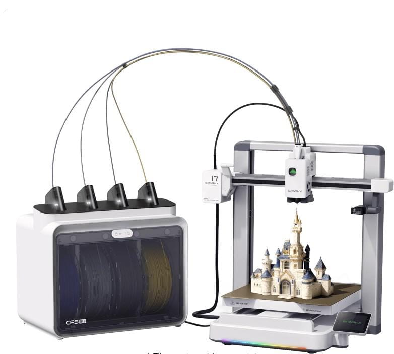 Imprimantă 3D CREALITY SparkX I7 Combo FDM cu Sistem CFS 4 Culori