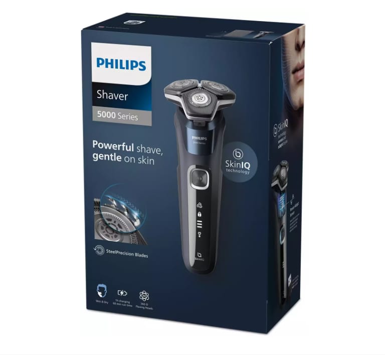 Aparat de Ras PHILIPS Seria 5000 S5585/10 SkinIQ 60 min Negru