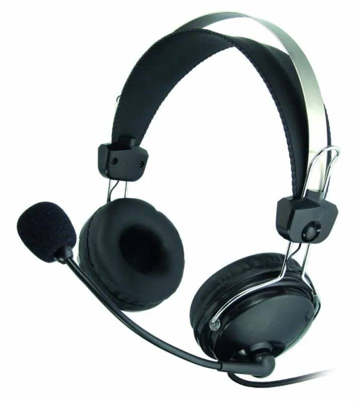 Căști A4TECH ComfortFit HS-7P cu Fir Jack 3.5mm Negru