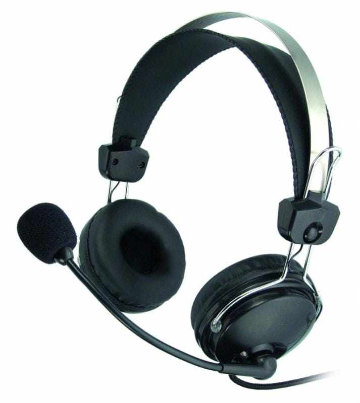 Căști A4TECH ComfortFit HS-7P cu Fir Jack 3.5mm Negru