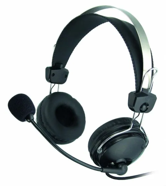 Căști A4TECH ComfortFit HS-7P cu Fir Jack 3.5mm Negru