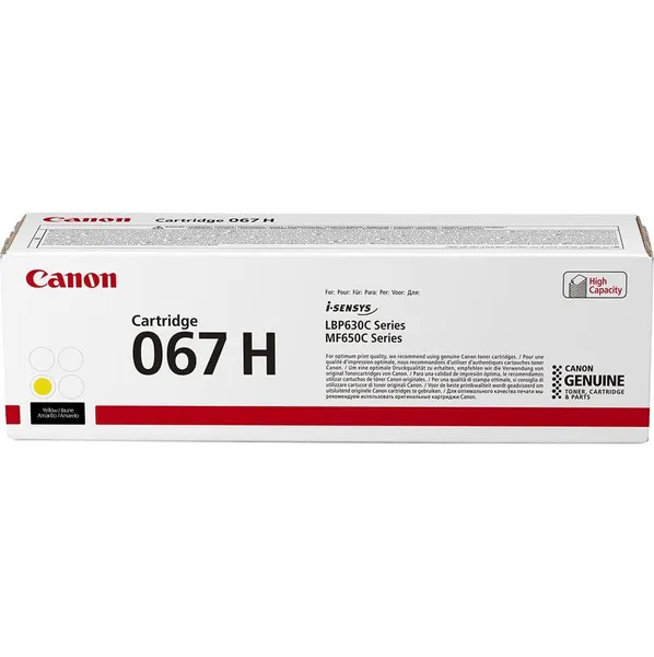 Toner Original CANON CRG-067HY Galben 2150 Pagini - imagine 2