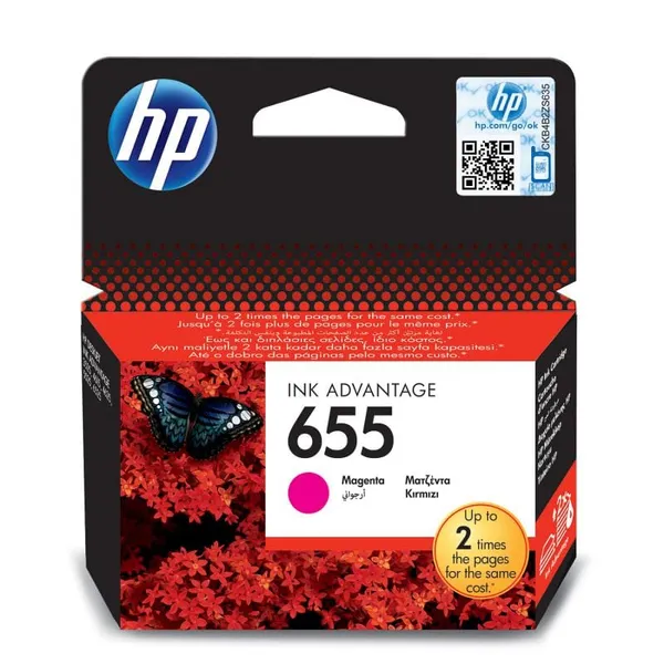Cartuș Cerneală HP CZ111AE Magenta 600 Pagini Nr. 655 - imagine 2