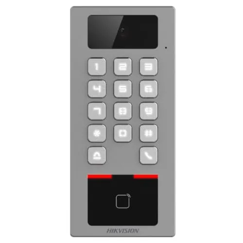Terminal Control Acces HIKVISION DS-K1T502DBWX-C 2MP PIN Card Negru - imagine 2