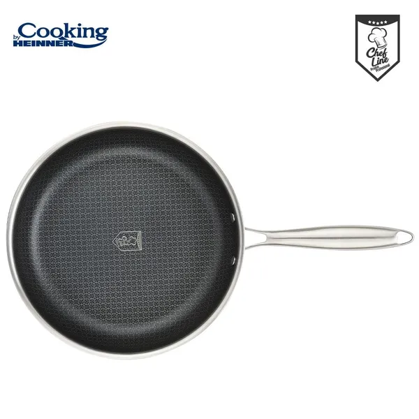 Tigaie HEINNER Titanium3 Inox 28 cm - imagine 2
