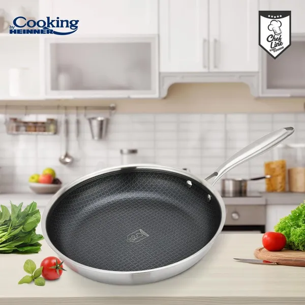 Tigaie HEINNER Titanium3 Inox 28 cm - imagine 5
