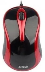 Mouse A4TECH N-350-2 Negru/Rosu 1000 DPI
