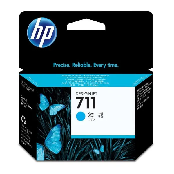 Cartuș Cerneală HP CZ130A Cyan 29 ml Original Nr. 711 - imagine 2