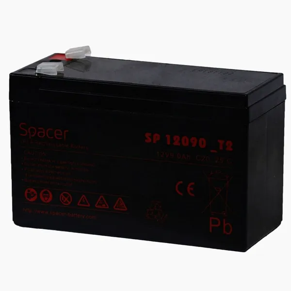 Acumulator UPS SPACER 12V 9Ah F2(T2) SP-BAT-12V9AH