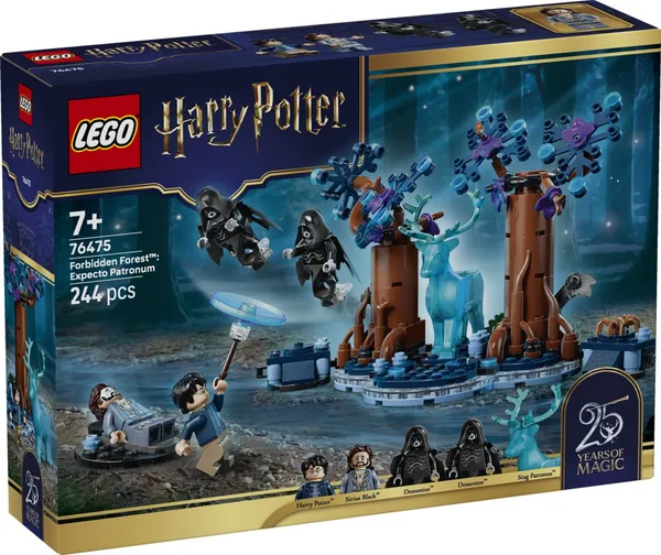 Set Construcție LEGO 76475 Pădurea Interzisă Expecto Patronum - imagine 3
