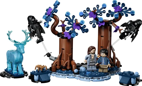 Set Construcție LEGO 76475 Pădurea Interzisă Expecto Patronum - imagine 4