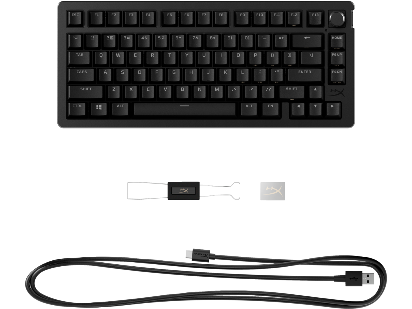 Tastatură Gaming Mecanică HP HYPERX Alloy Rise RGB US Negru - imagine 3