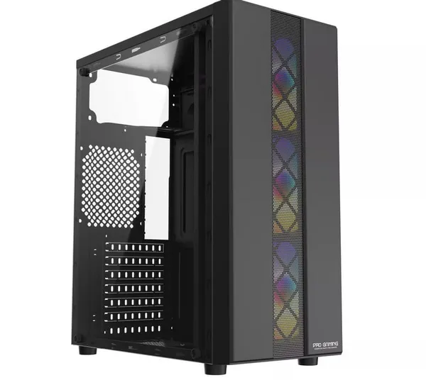 Carcasă PC PRO GAMING JAX Mid Tower ATX Negru - imagine 1