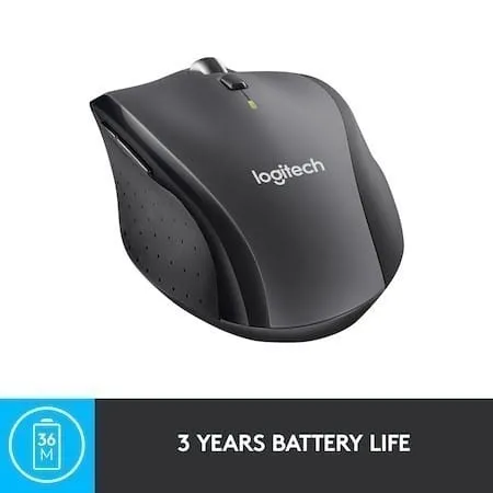 Mouse Wireless LOGITECH Marathon M705 Negru 910-001949 - imagine 3
