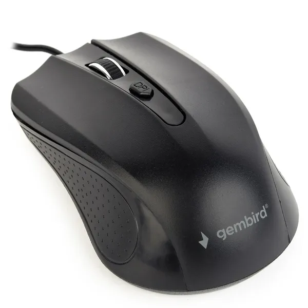 Mouse GEMBIRD MUS-4B-01 Ergonomic 1200 DPI USB Negru