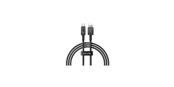 Cablu alimentare și date BASEUS Unbreakable USB-C 100W 2m Negru