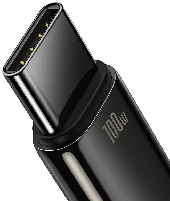 Cablu BASEUS CAWJ000101 USB-C 100W 2m Negru - imagine 2