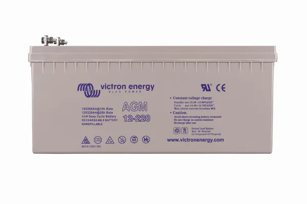 Acumulator VICTRON ENERGY 12V 220Ah AGM Deep Cycle Inserții Filetate M8 BAT412201085