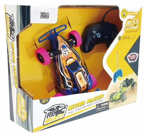 Mașinuță cu telecomandă CEVODLE Nitro Racer Scară 1/24 - imagine 4