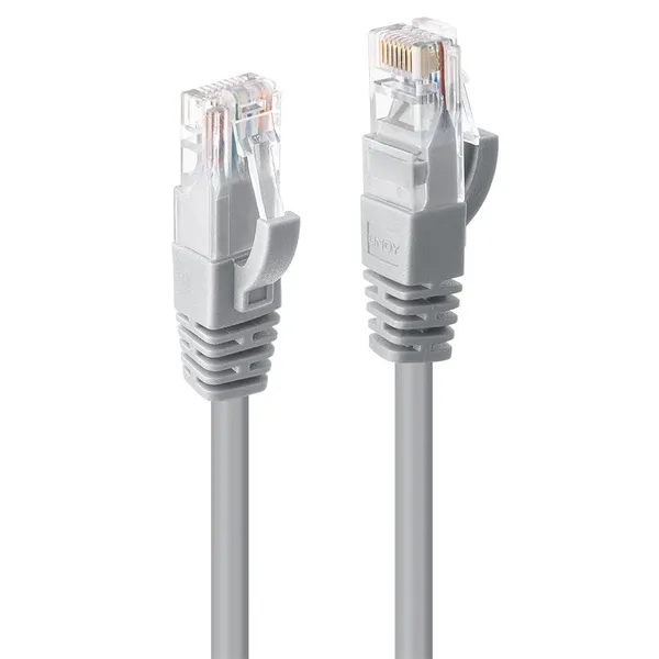 Cablu Rețea LINDY 3m Cat.6 U/UTP Gri LY-48004
