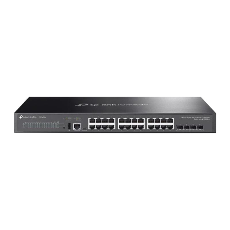 Switch TP-LINK SG5428X Omada 24 Porturi Gigabit L3 4 Sloturi SFP+ 10G