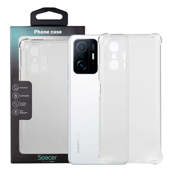 Husă SPACER Xiaomi 11T 1.5mm TPU Transparent