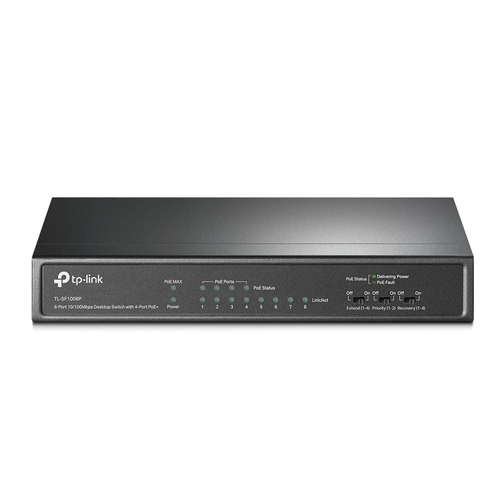 Switch TP-LINK TL-SF1008P 8 Porturi 10/100 Mbps 4 PoE