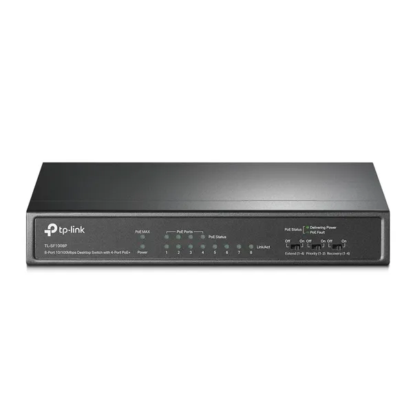 Switch TP-LINK TL-SF1008P 8 porturi 10/100 Mbps 4PoE