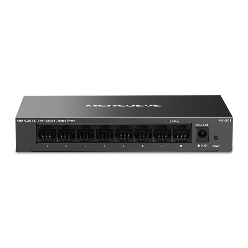 Switch MERCUSYS MS108GS 8 Porturi Gigabit Negru
