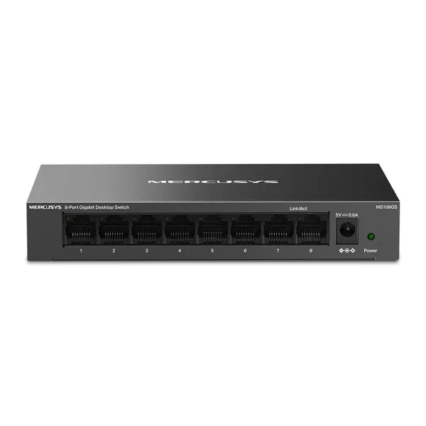 Switch MERCUSYS MS108GS 8 Porturi Gigabit Negru